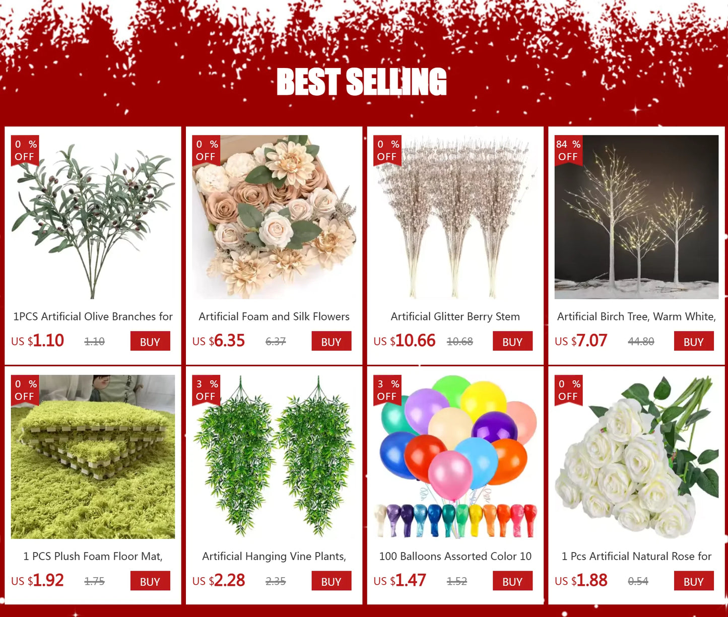 Künstlicher Birkenbaum mit Licht – LED Deko Baum für Weihnachten & Events