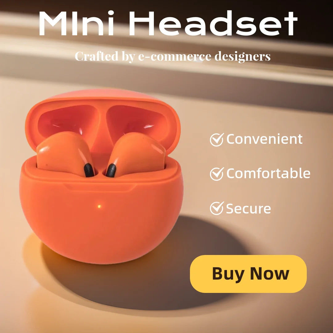 TWS Bluetooth Kopfhörer – Noise Cancelling Earbuds mit Mikrofon