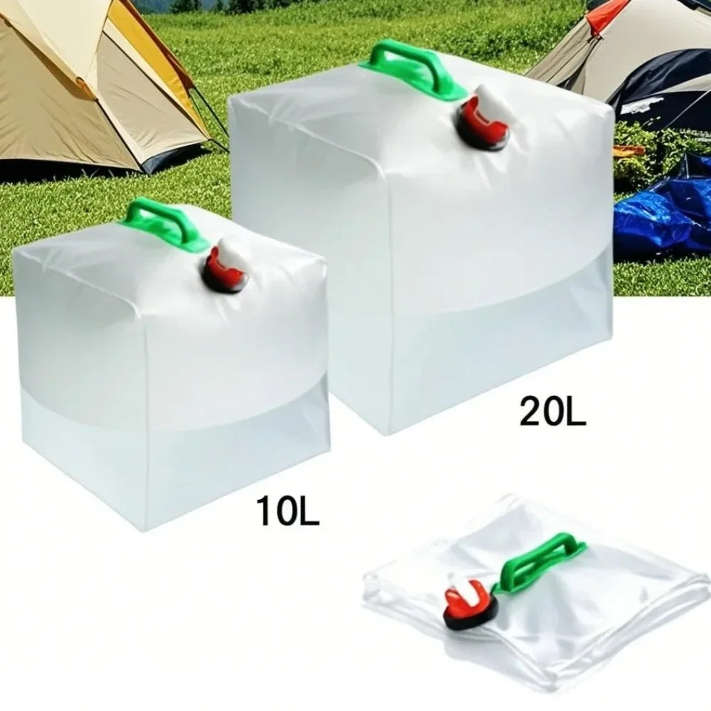Faltbarer Wasserkanister – 10L & 20L Camping Wasserbehälter für Outdoor & Reisen