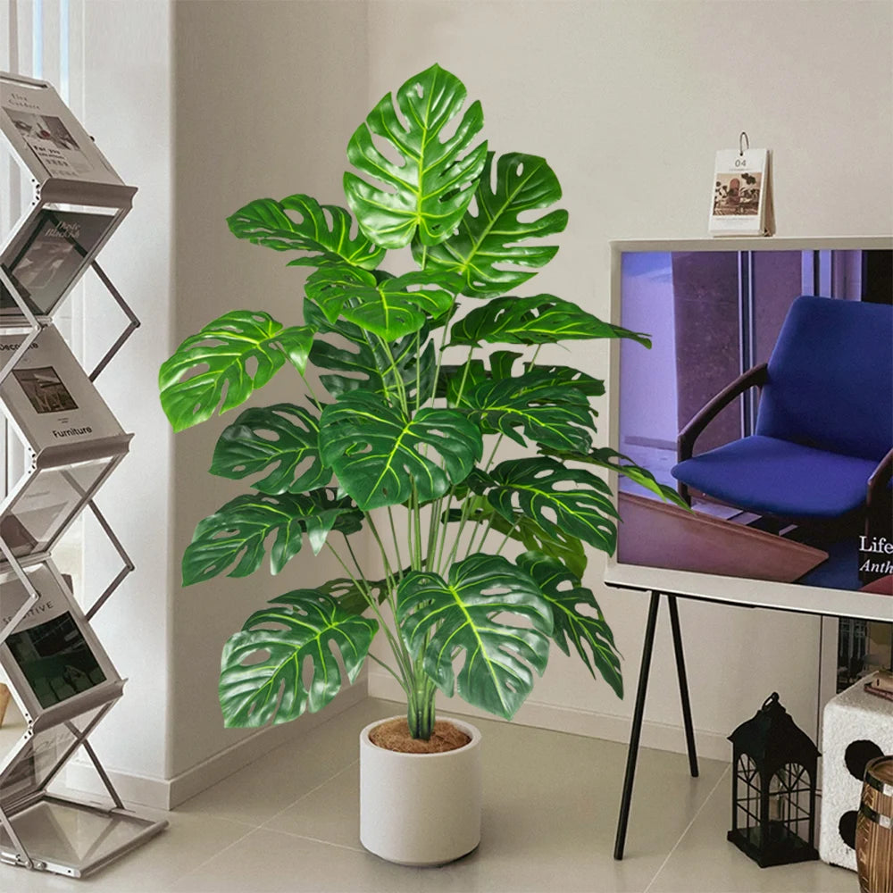 Künstlicher Monstera Baum 70–100 cm – Große Tropische Kunstpflanze