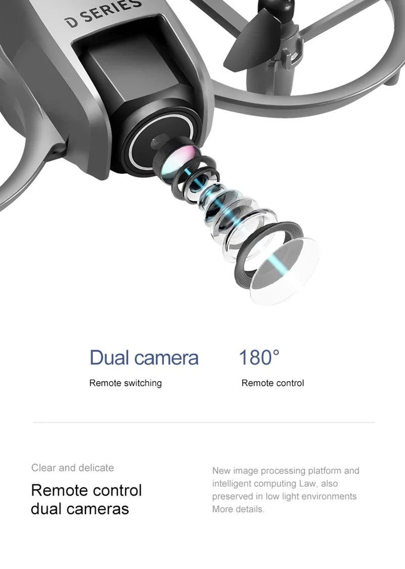 Lenovo D16 Drohne 8K GPS – Brushless Motor, Hinderniserkennung, Dual-Kamera & Optischer Fluss