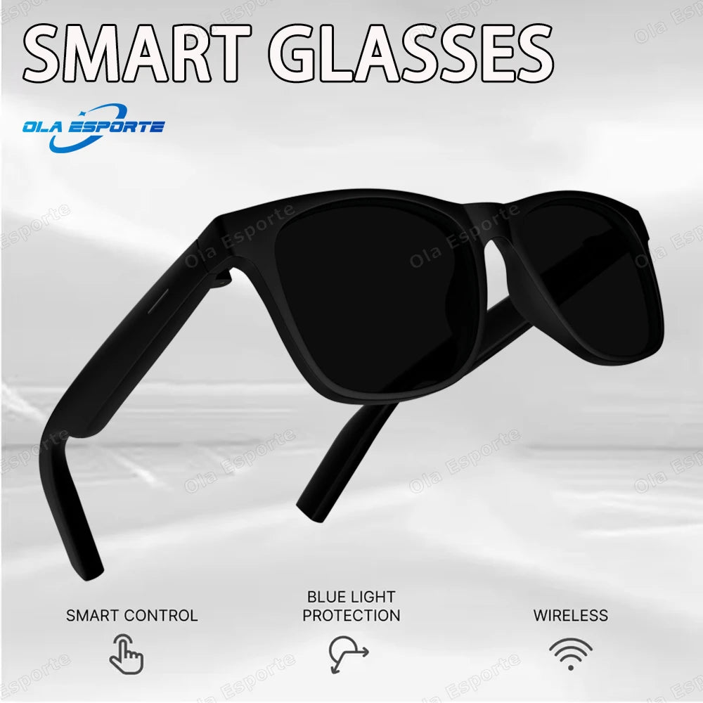 Smart Glasses Bluetooth – Anti-Blaulicht, Touch Control & Stereo Headset