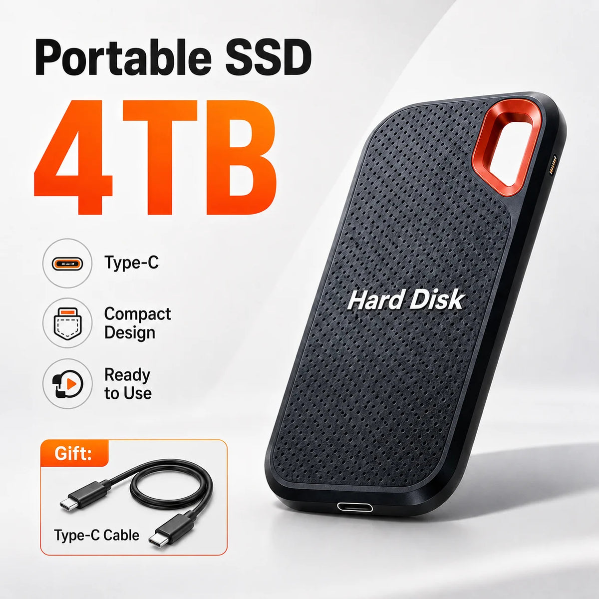 Portable SSD Festplatte – USB 3.1 Type-C, bis zu 2TB, für Laptop, Mac & Smartphone – Bild 13