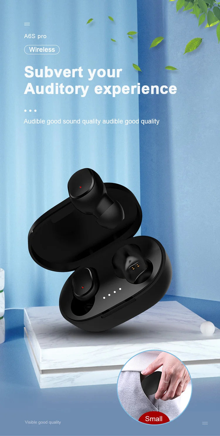 TWS Bluetooth Kopfhörer – Kabellose Stereo Earbuds mit Ladecase
