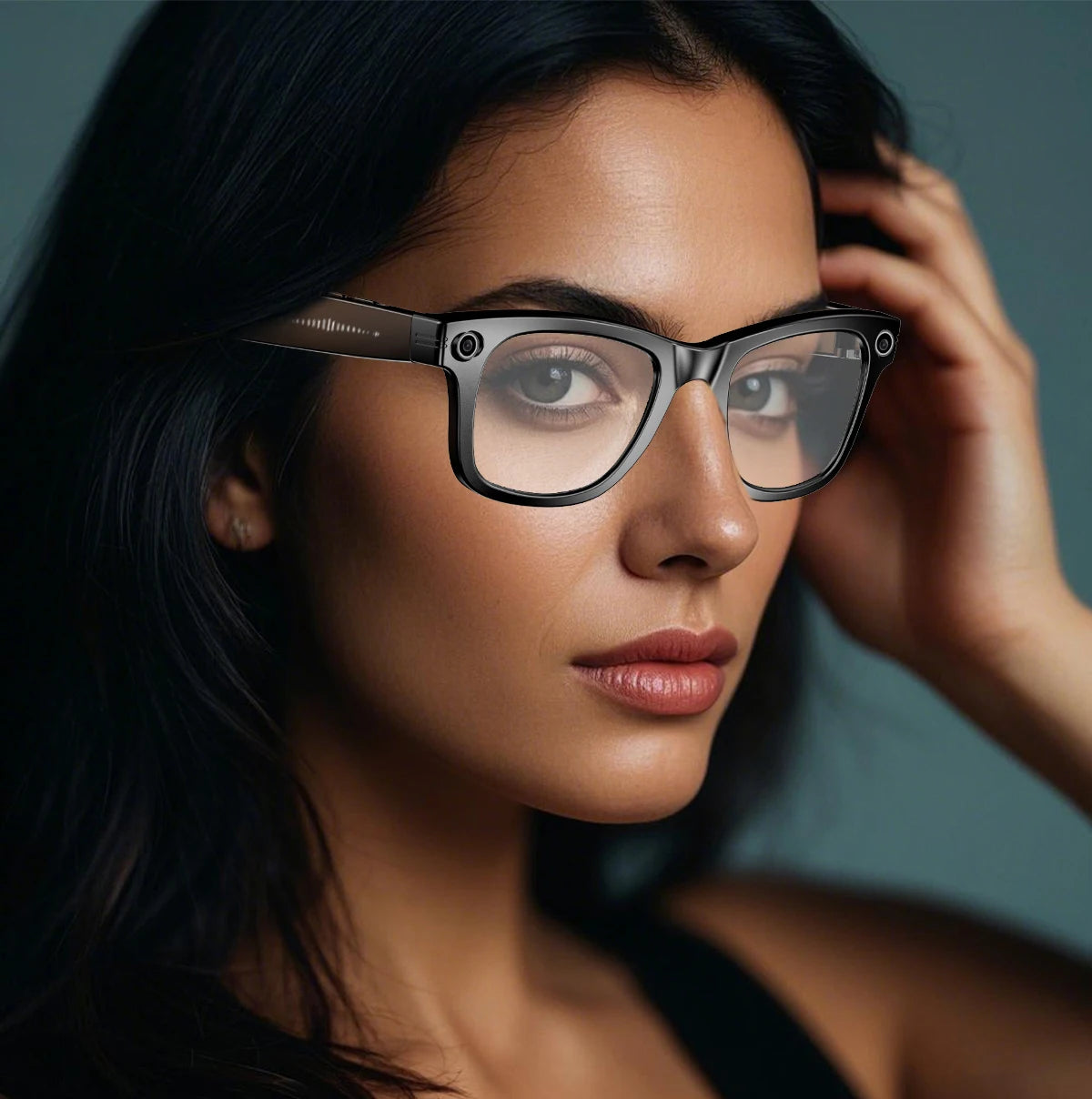 KI Smart Brille – 800W Anti-Shake HD Kamera, Übersetzung, Musik & BT Anruf