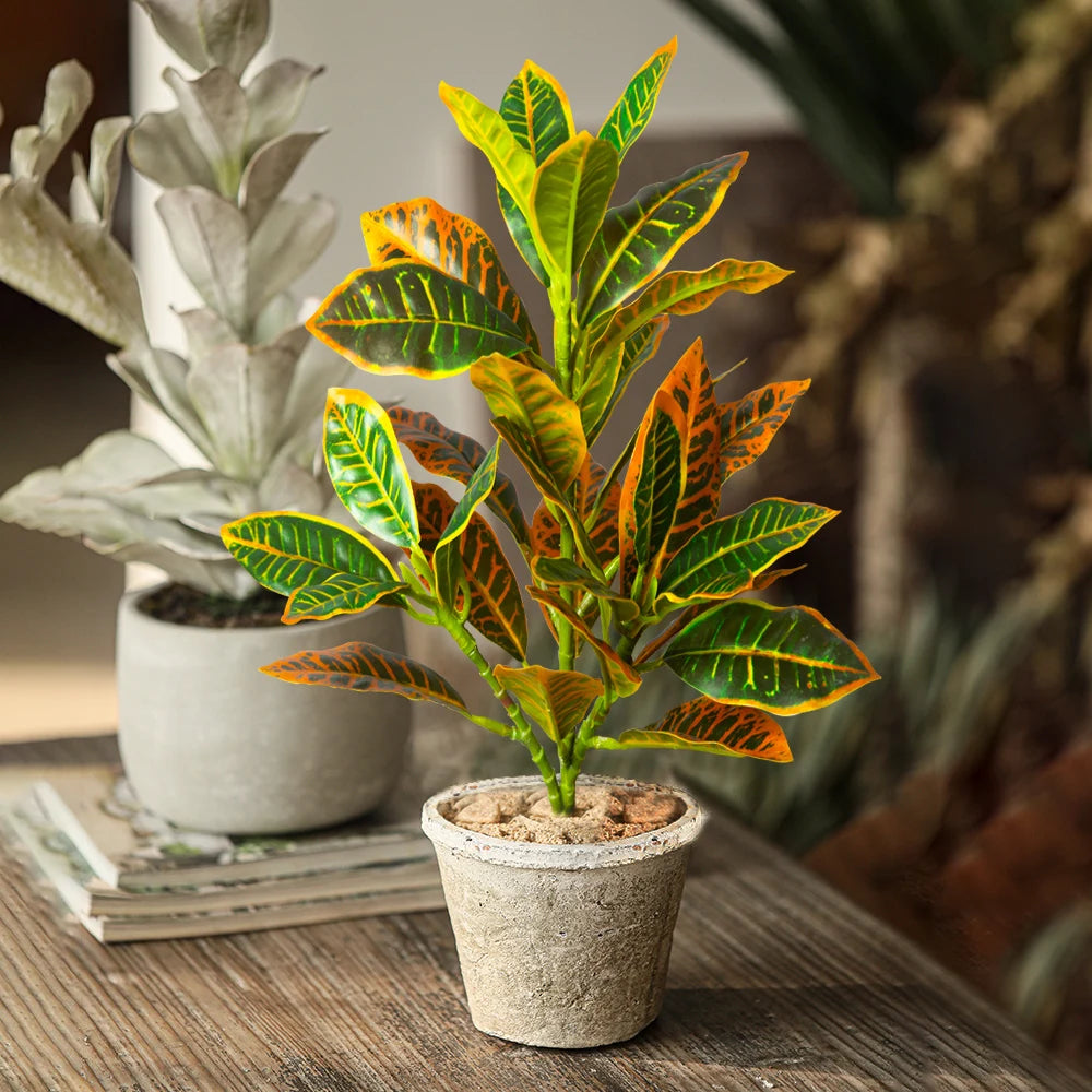 Künstliche Pflanzen 24–41 cm – Tropische Zweige für Heim & Büro