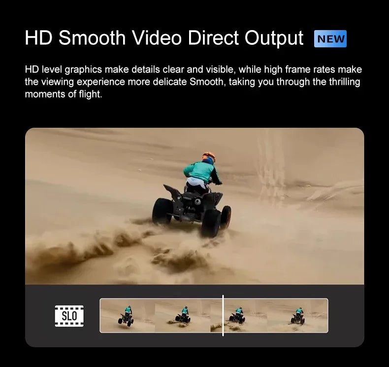 4K Profi-Drohne – 10km Reichweite, Brushless Motor, Servo-Gimbal & Dual-Kamera
