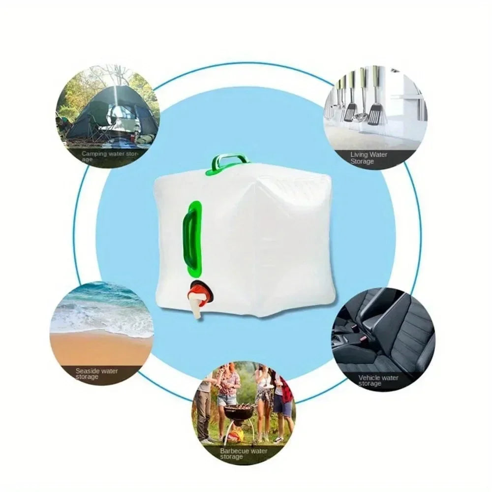 Faltbarer Wasserkanister – 10L & 20L Camping Wasserbehälter für Outdoor & Reisen