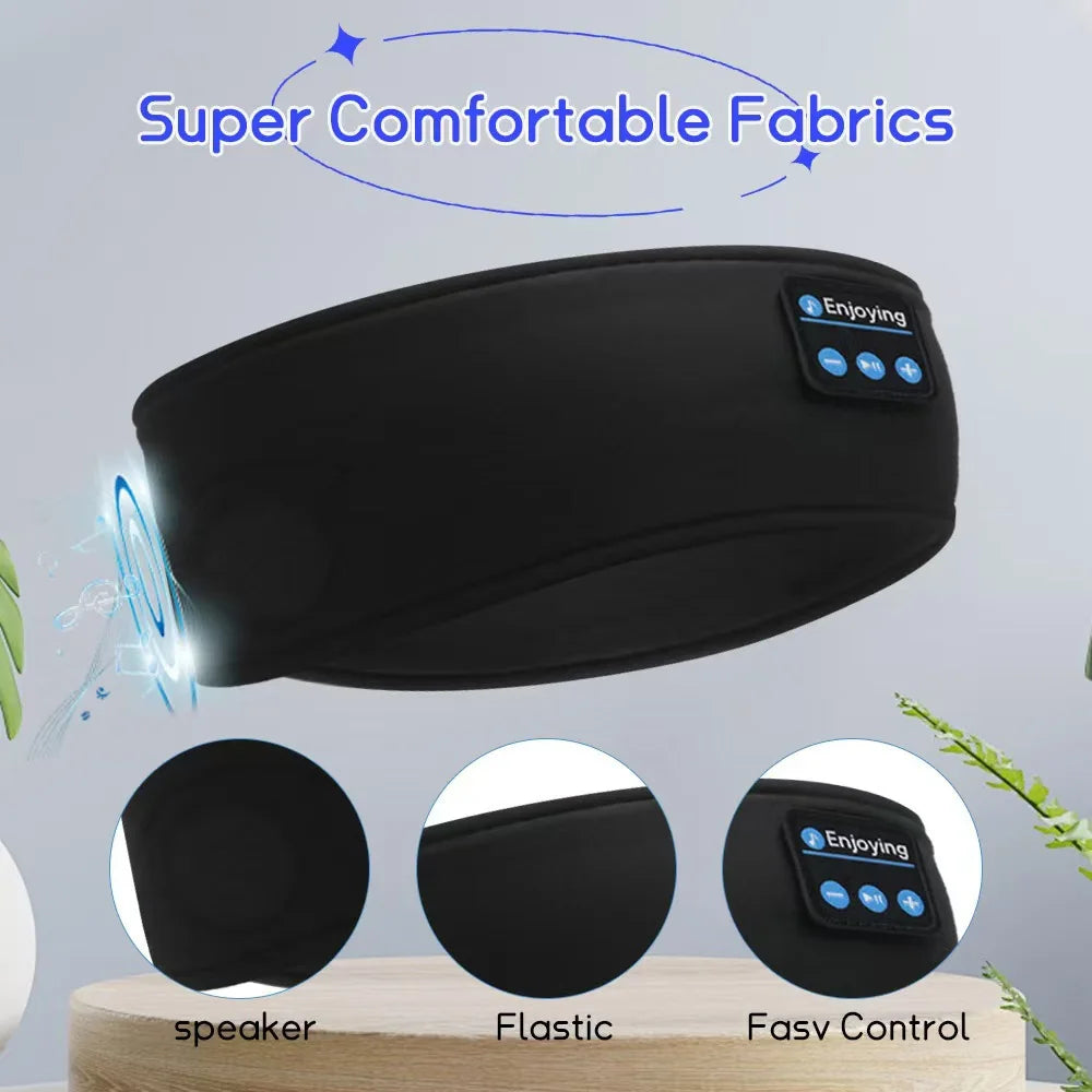 Bluetooth Schlafmaske – Musik Headband für Schlaf, Sport & Yoga