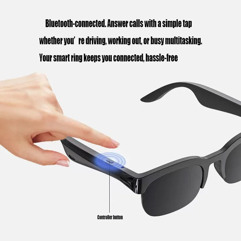 Lenovo XG89 Bluetooth-Smart-Brille für Musik und Anrufe – Produktbild 2