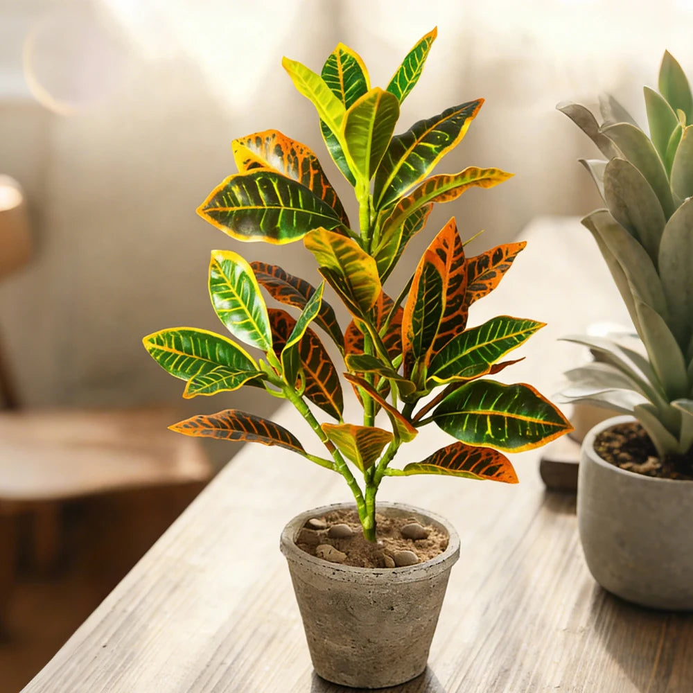 Künstliche Pflanzen 24–41 cm – Tropische Zweige für Heim & Büro