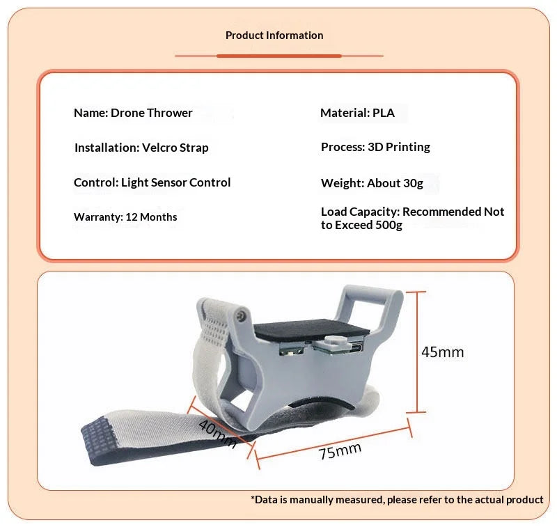 Universal Drohnen Abwurfgerät – für DJI Drohnen, Payload Delivery System