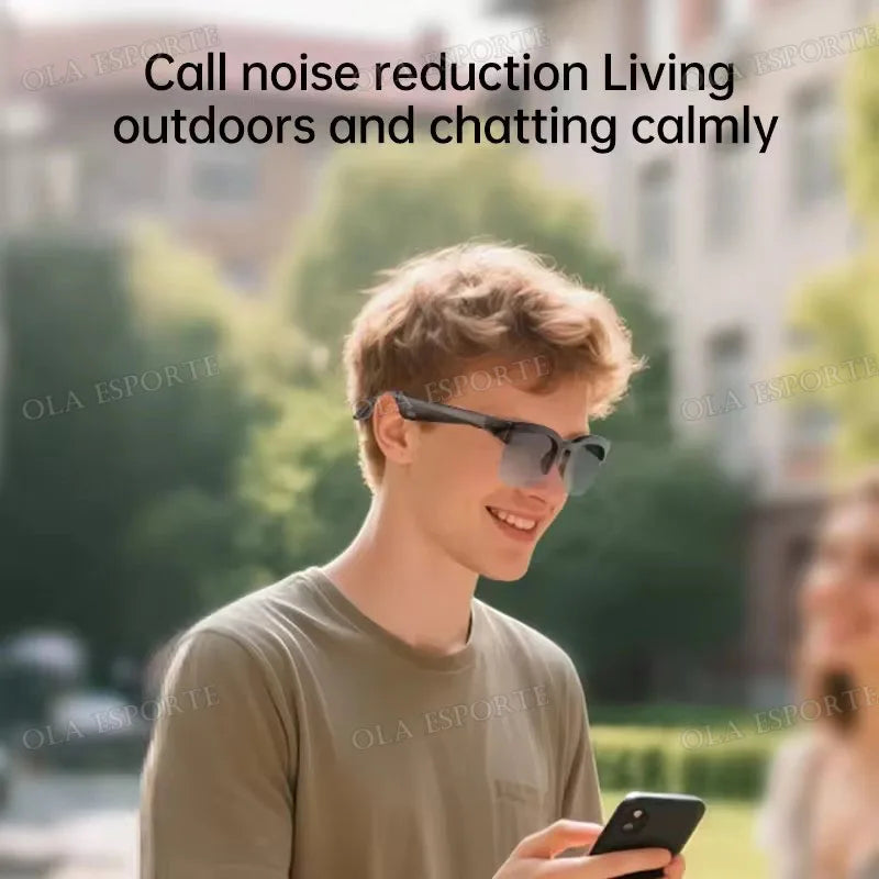 Smart Audio Brille – Bluetooth 5.3, Übersetzung in 144 Sprachen & 6h Akku