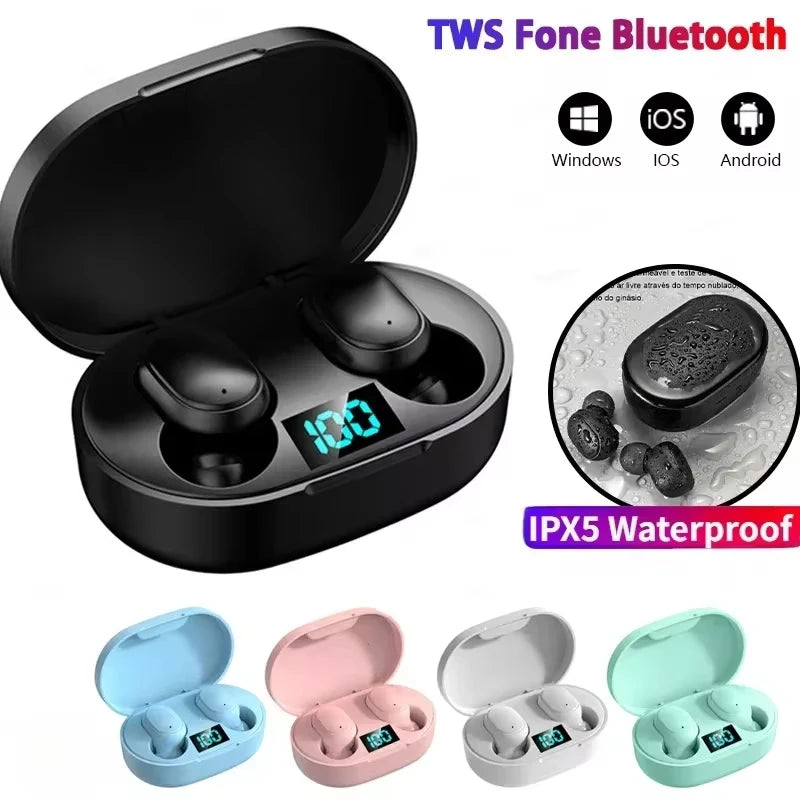 E6S TWS Bluetooth Earbuds – Noise Cancelling Kopfhörer mit Mikrofon