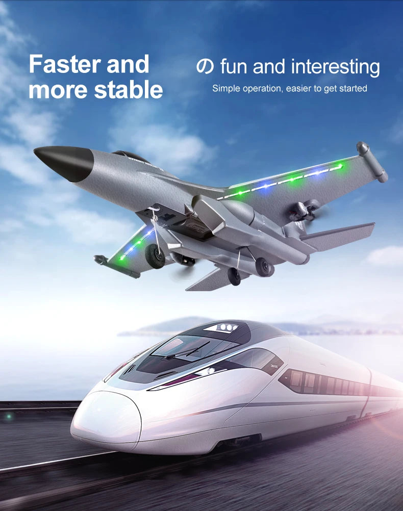 G1 RC Drohnen-Gleiter – 3-Kanal Fernsteuerung, Schaumstoff, Handwurf & Outdoor-Flugzeug