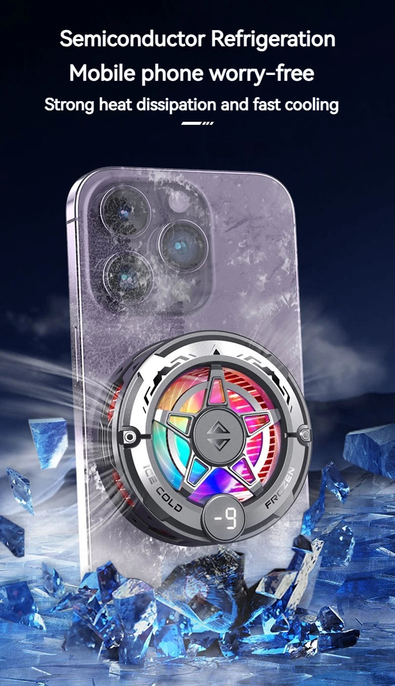 K20 Magnetischer Handy-Kühler – Portabel, RGB & Digitaldisplay für Gaming – Bild 12