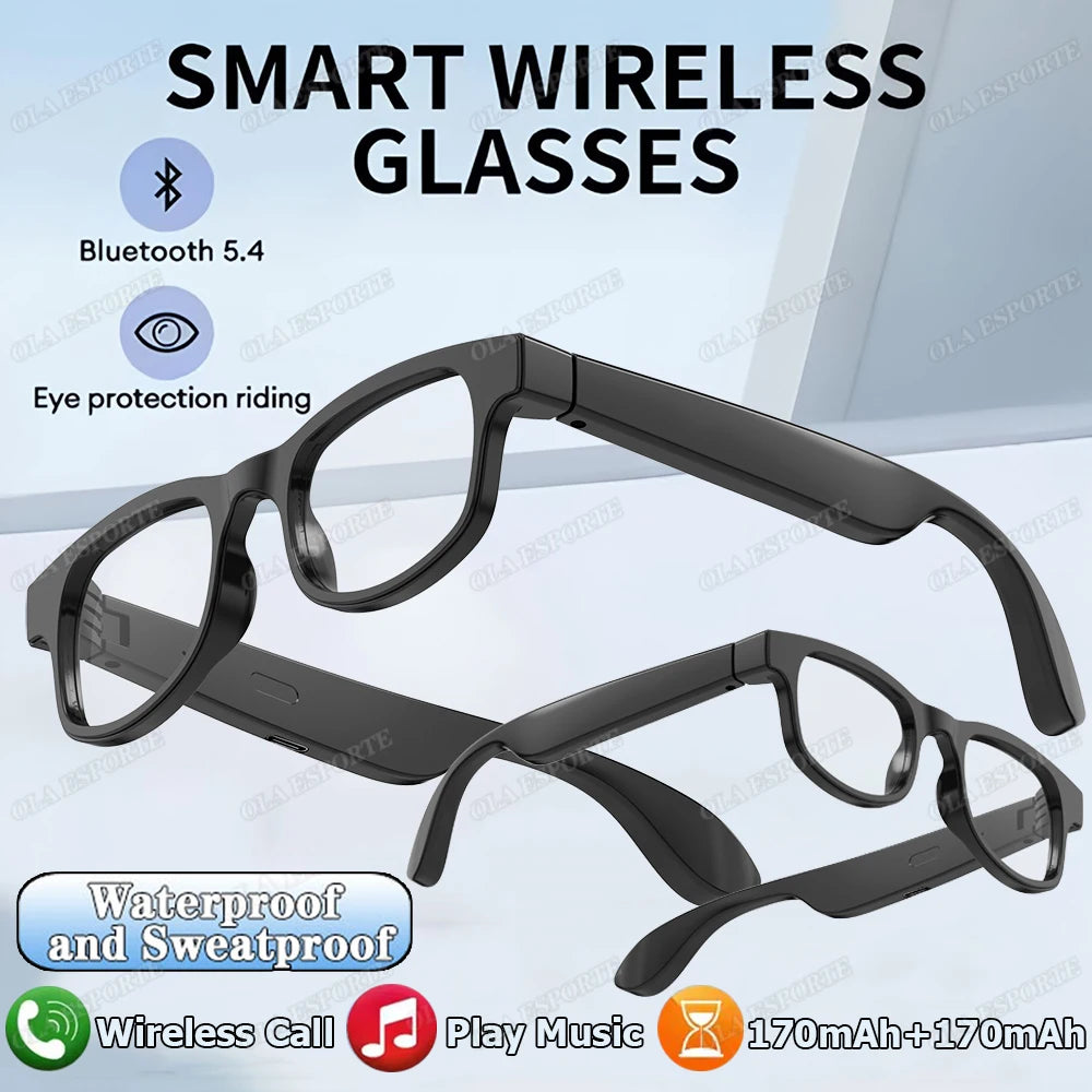 Smart Audio Brille – Bluetooth 5.4, Musik, Anrufe & Blaulichtschutz