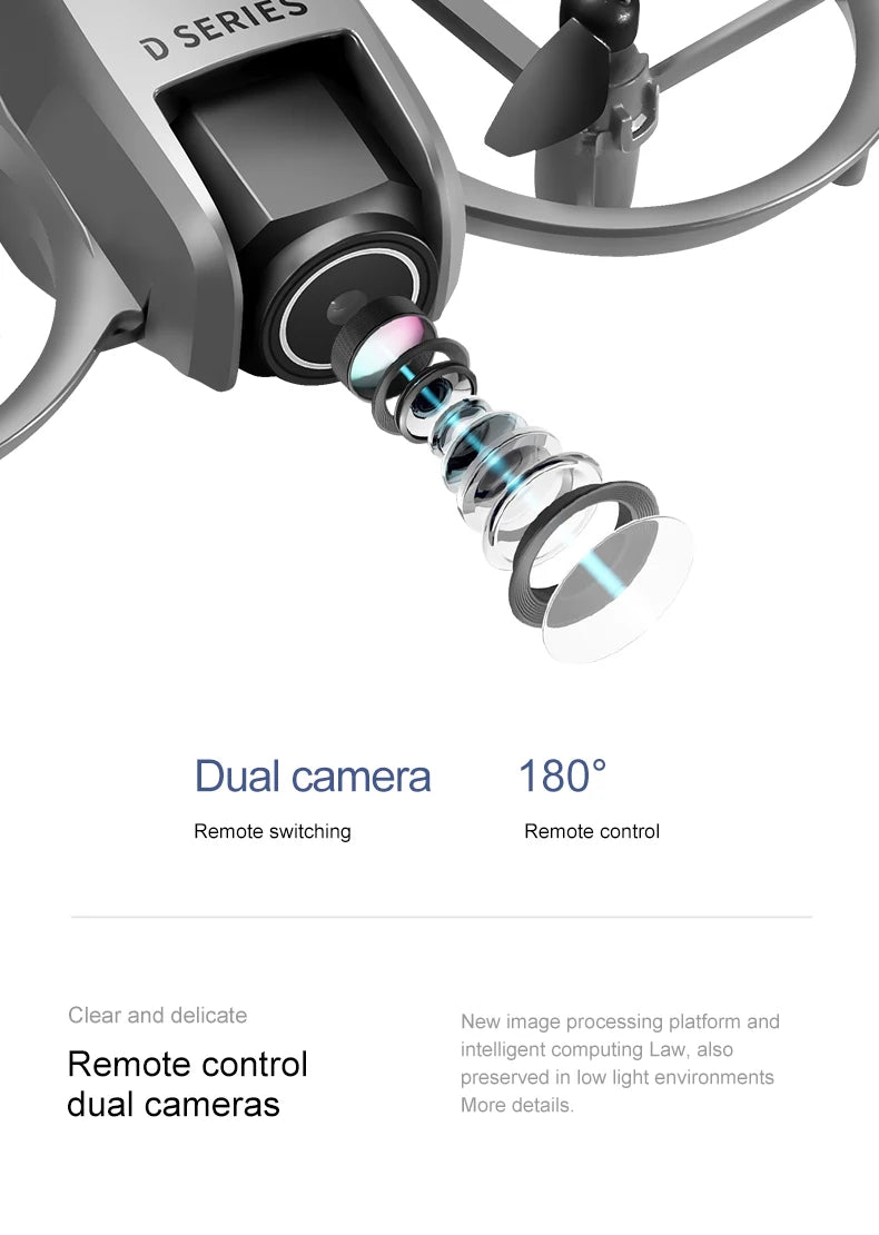 D16 8K Drohne – Dual Kamera, FPV, 5G WiFi & Hinderniserkennung