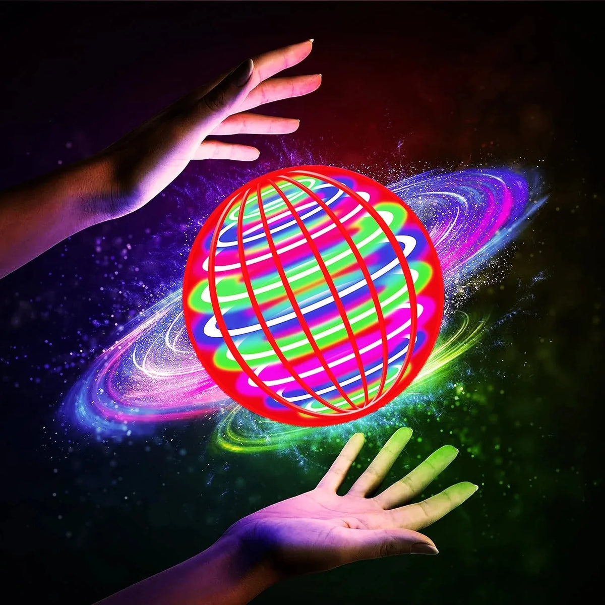 Automatischer LED-UFO-Flugball mit Schwebeeffekt – Produktbild 3