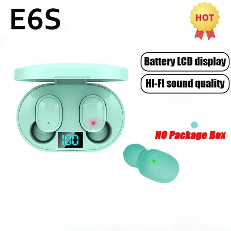 E6S TWS Bluetooth Earbuds – Noise Cancelling Kopfhörer mit Mikrofon