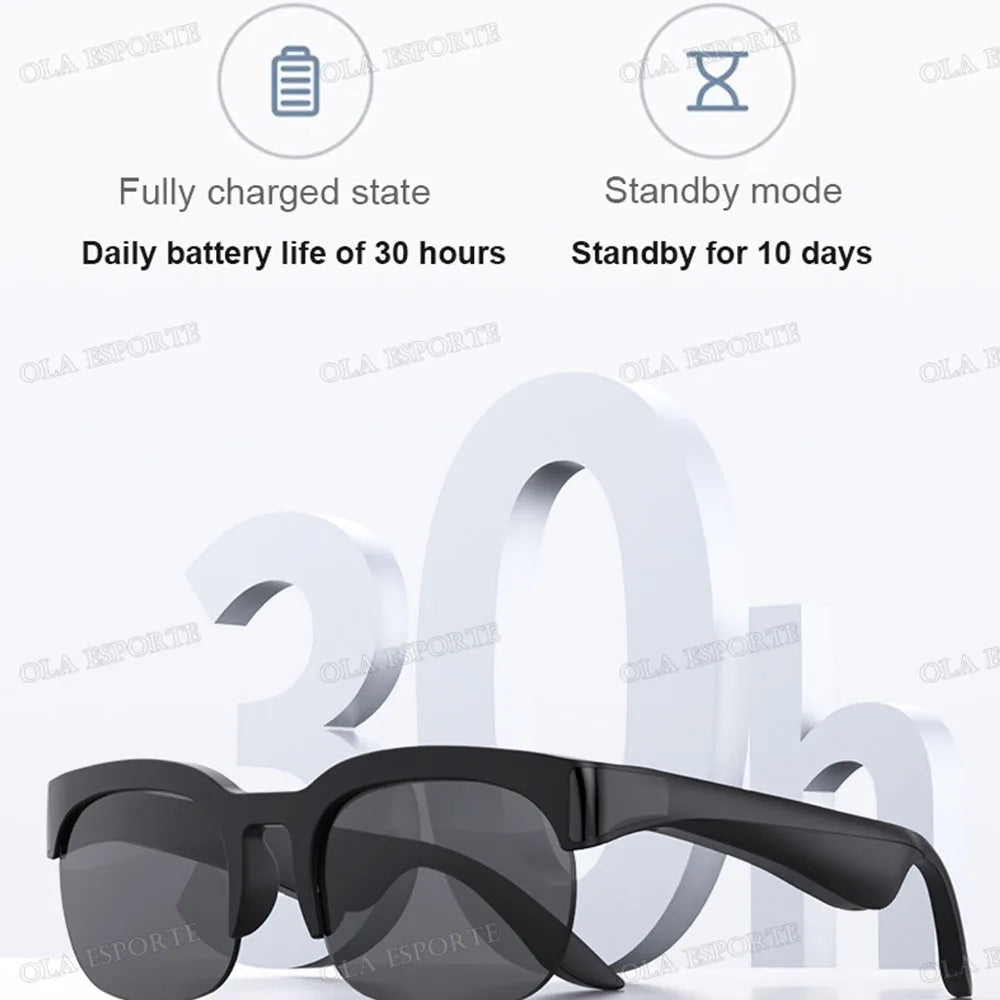Smart Audio Brille – Bluetooth 5.3, Übersetzung in 144 Sprachen & 6h Akku