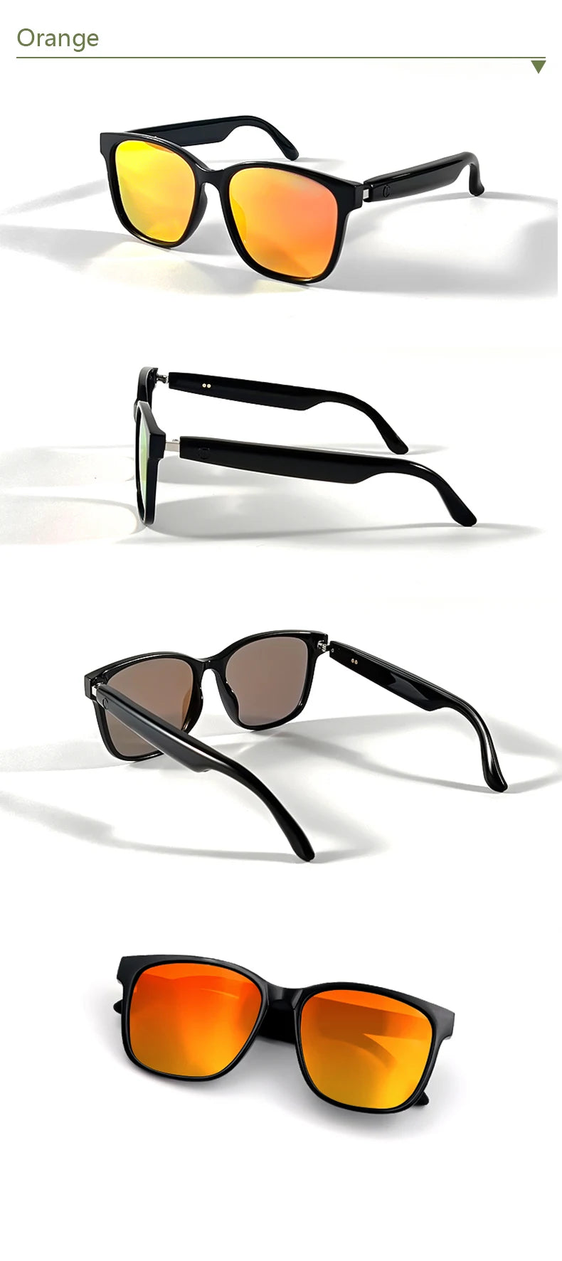 GS08 Smart-Brille Herren 2-in-1 – UV-Schutz, Polarisiert, Anti-Blaulicht & Musik
