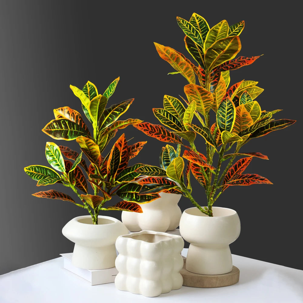 Künstliche Pflanzen 24–41 cm – Tropische Zweige für Heim & Büro