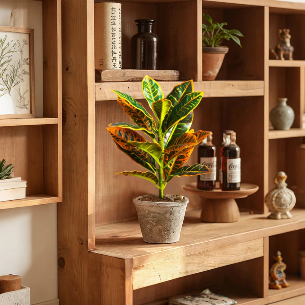 Künstliche Pflanzen 24–41 cm – Tropische Zweige für Heim & Büro