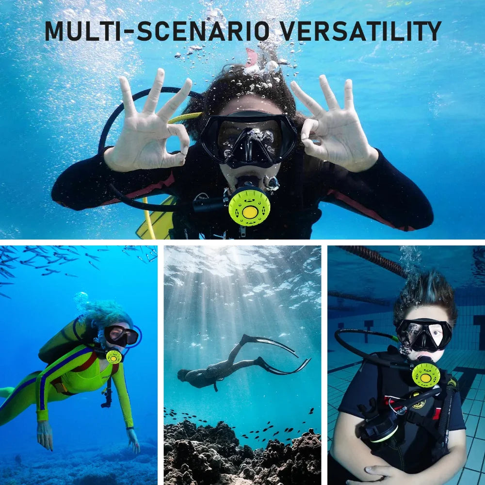 1L Mini Scuba Tank mit Tauchermaske – DOT-zertifiziert, 15 Min. Tauchzeit