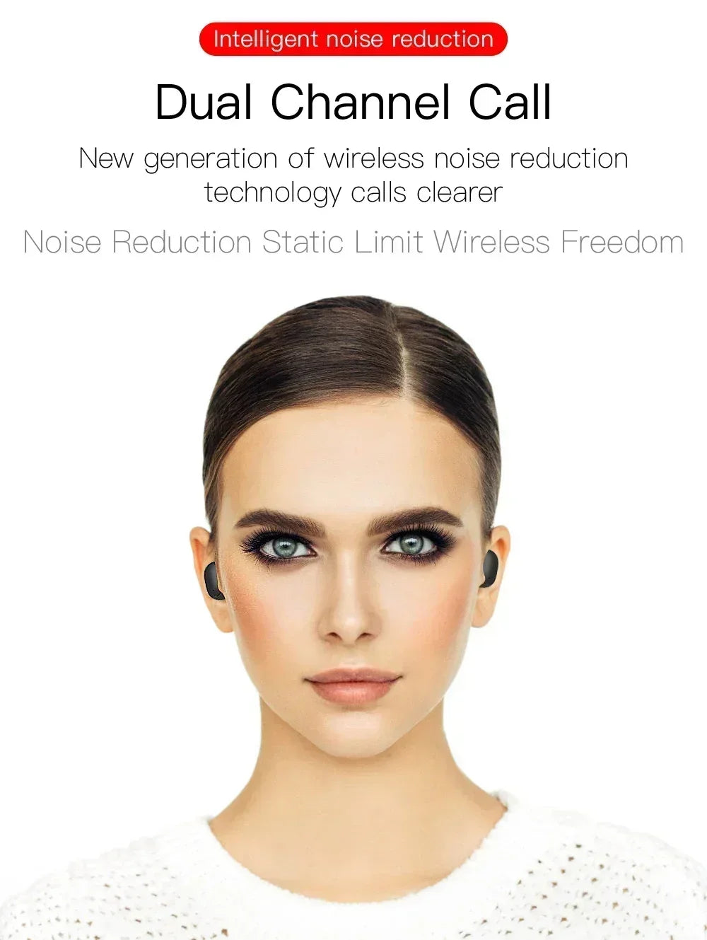 E6S TWS Bluetooth Earbuds – Noise Cancelling Kopfhörer mit Mikrofon