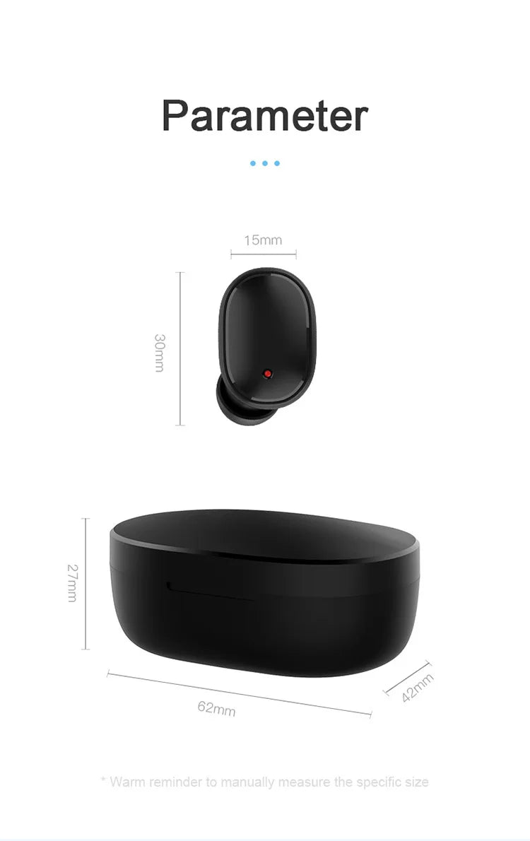 TWS Bluetooth Kopfhörer – Kabellose Stereo Earbuds mit Ladecase