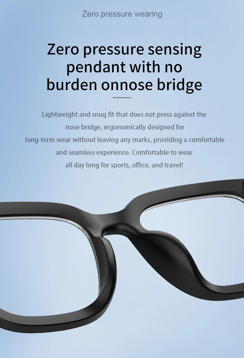 AI Smart Glasses – Bluetooth, KI-Übersetzung, UV-Schutz & Fernauslöser