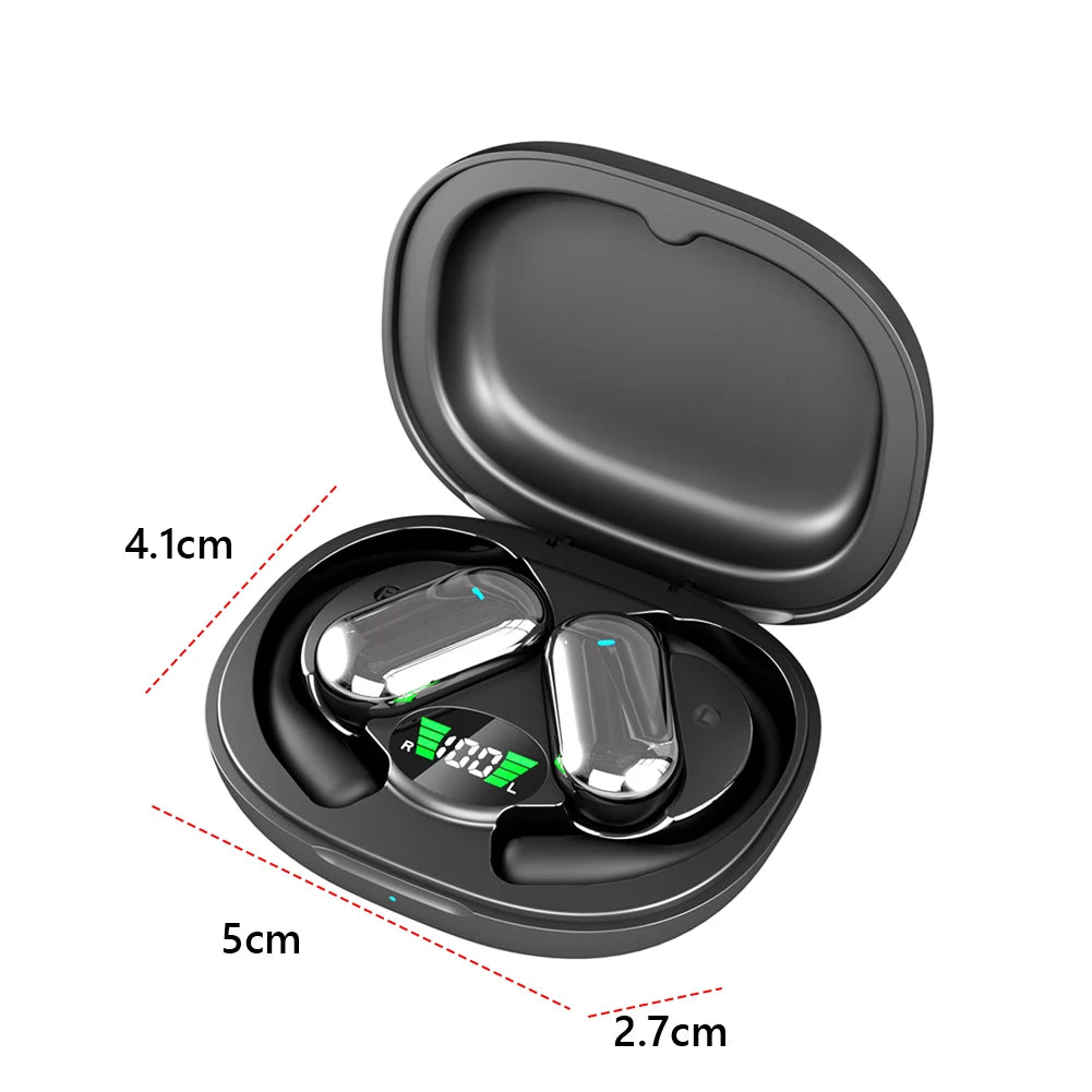 Open-Ear KI Übersetzer Earbuds – 144 Sprachen, Bluetooth 5.3, ENC, 8h Akku