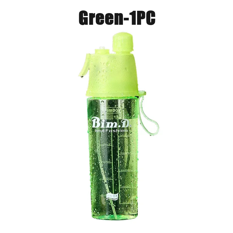 Sprühwasserflasche mit Strohhalm 600ml – BPA-frei, für Sport, Fitness & Reisen – Bild 27