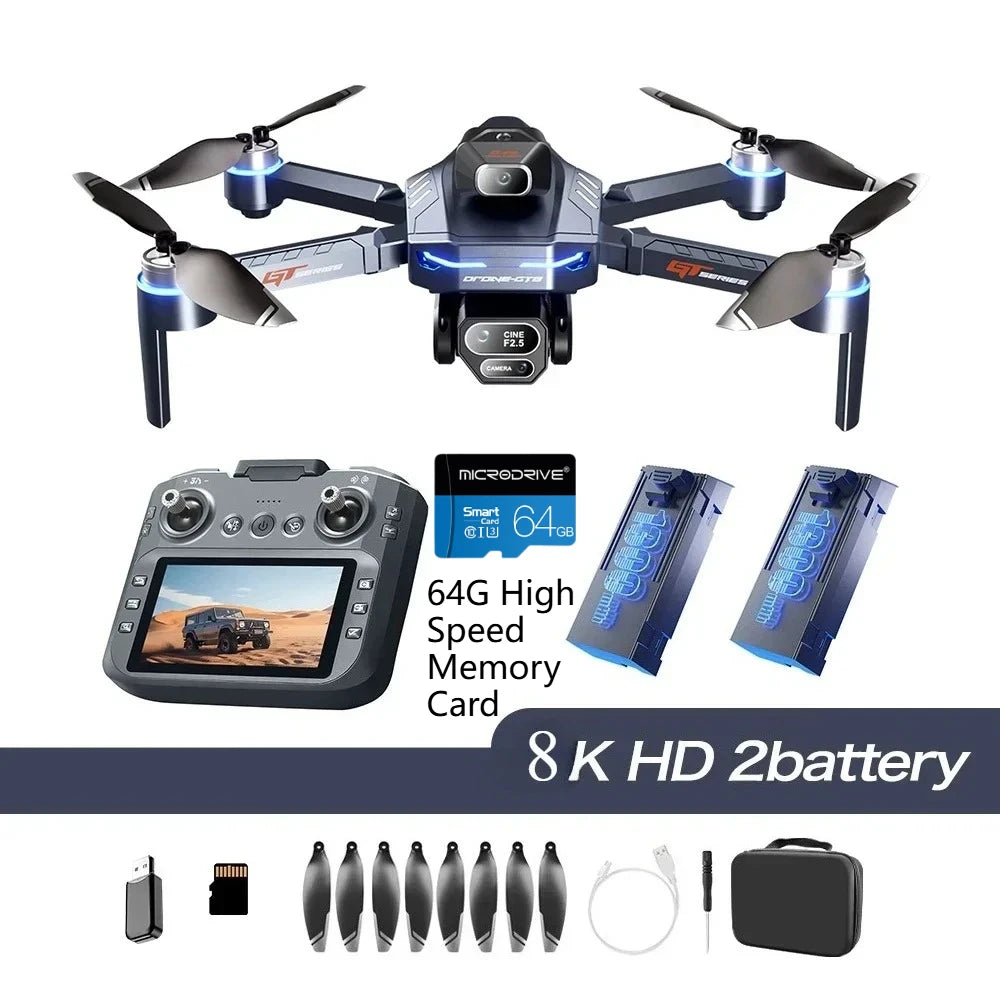 ELIGIPORT GT8 Kamera-Drohne – 4K HD, GPS, Brushless, Faltbar