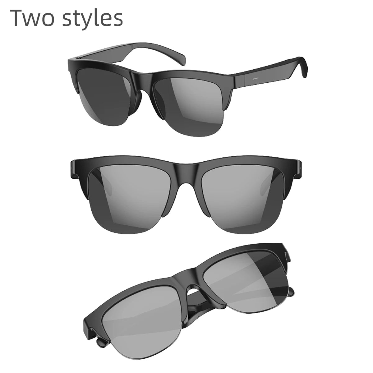 Bluetooth Smart Glasses F01 – Hi-Fi Sound, Touch Control & Blaulichtschutz