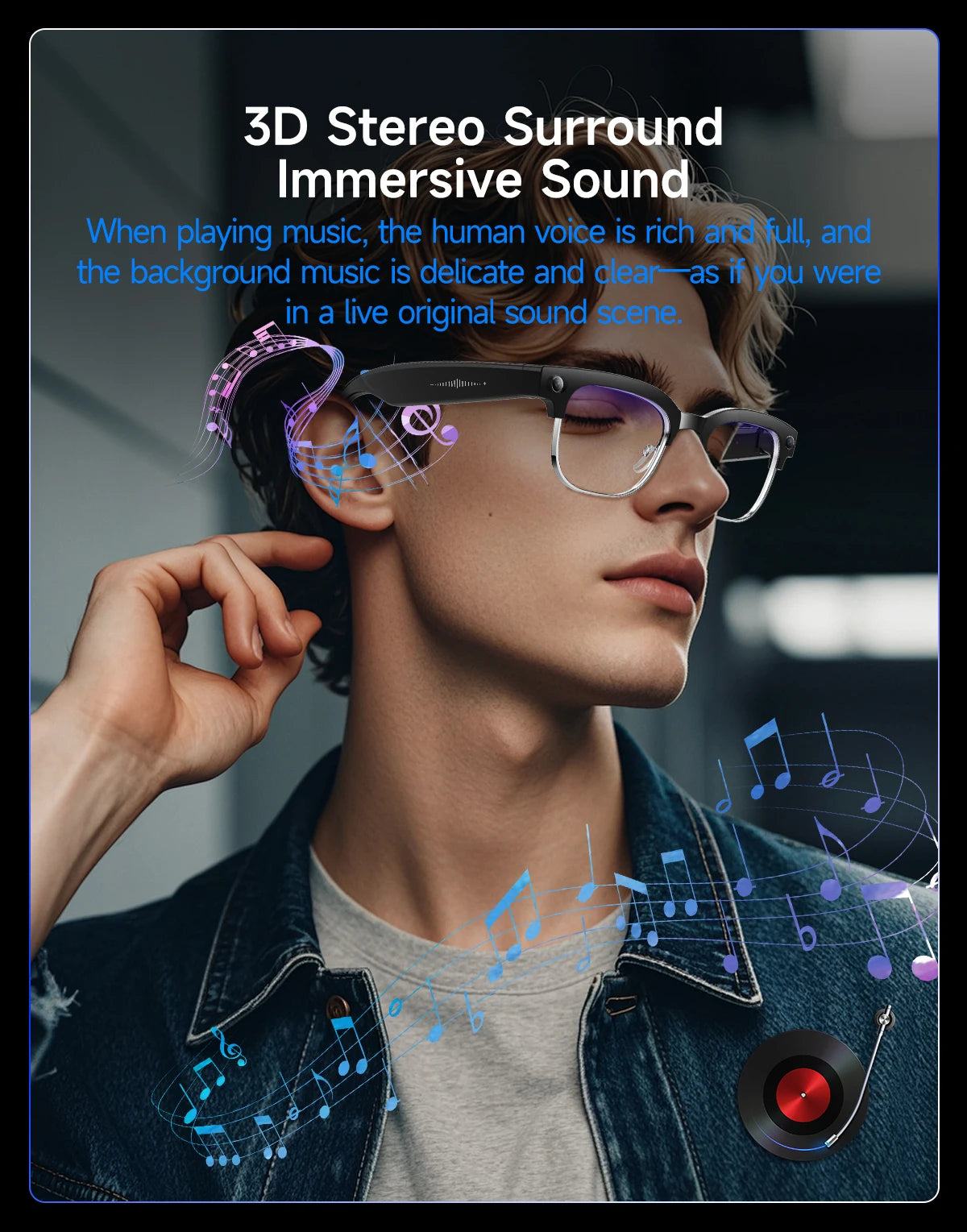 TAVYU W630 KI Smart Brille – Dual-Kamera, ChatGPT 4.0 & Bluetooth