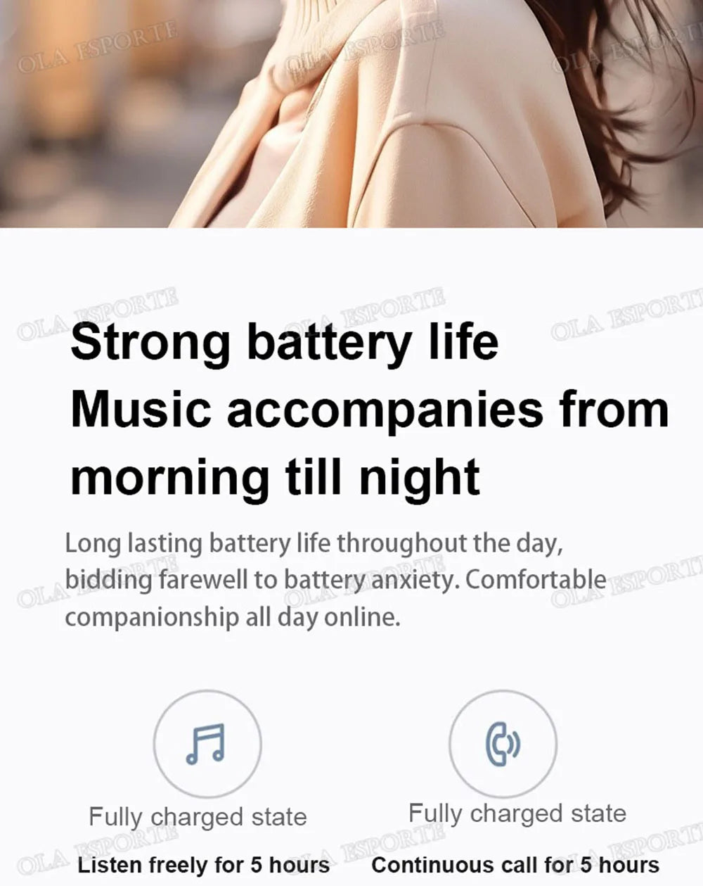 Smart Audio Brille – Bluetooth 5.3, Übersetzung in 144 Sprachen & 6h Akku