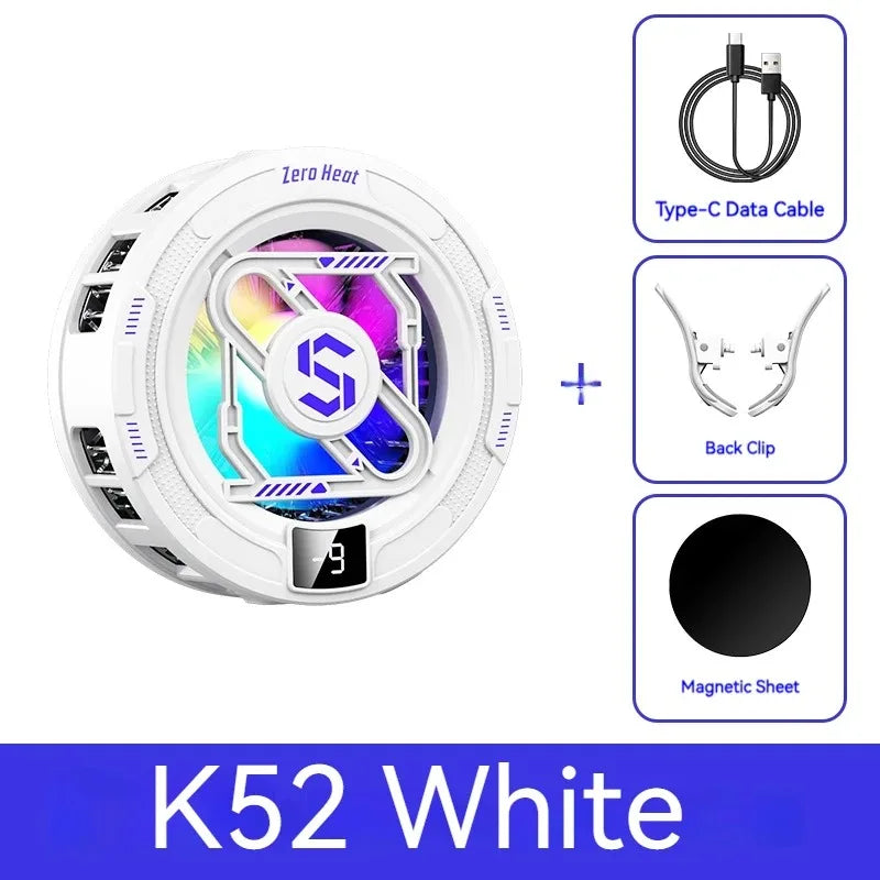 K52 KI Handy-Kühler – Magnetisch, RGB, Digitaldisplay & Gaming-Kühlung – Bild 19