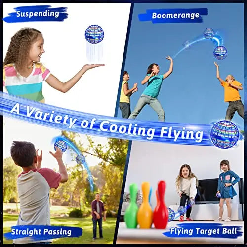 Roter Flying-Orb-Ball 2026 mit LED-Lichteffekt – Produktbild 12