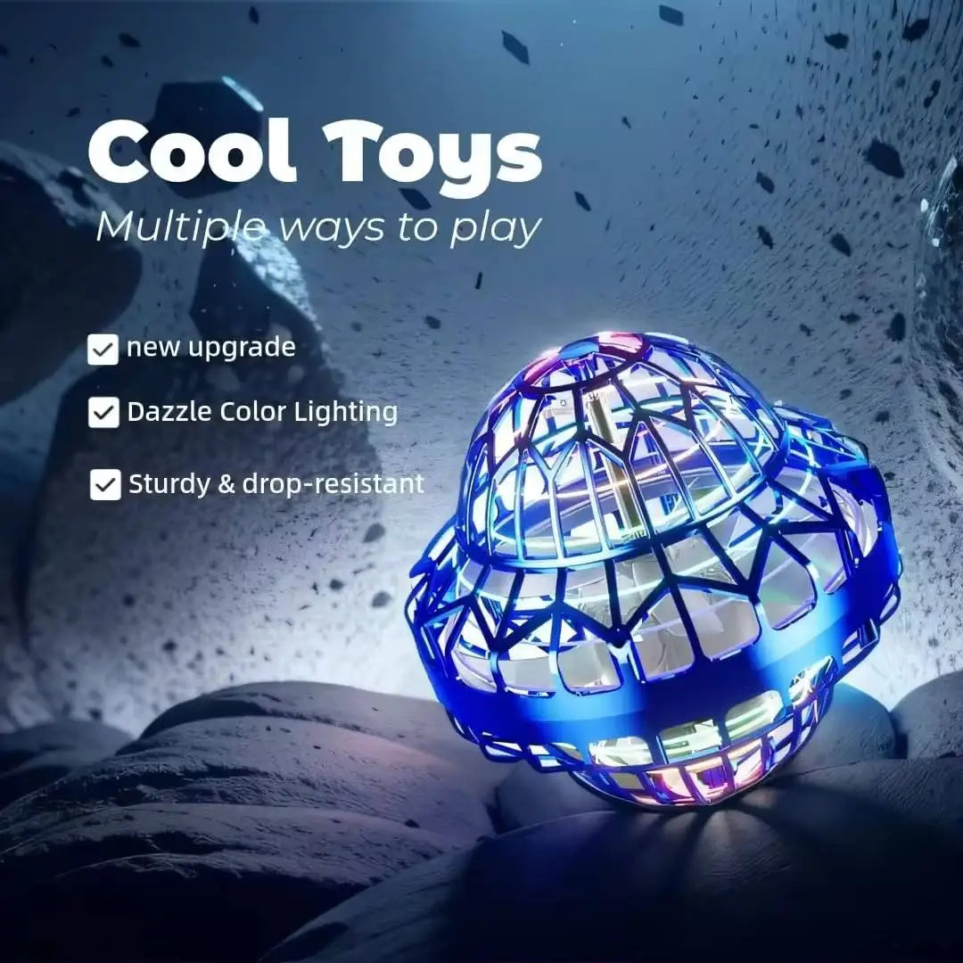 Aufgerüsteter Flyball-UFO mit LED-Licht und USB-Ladung – Produktbild 2