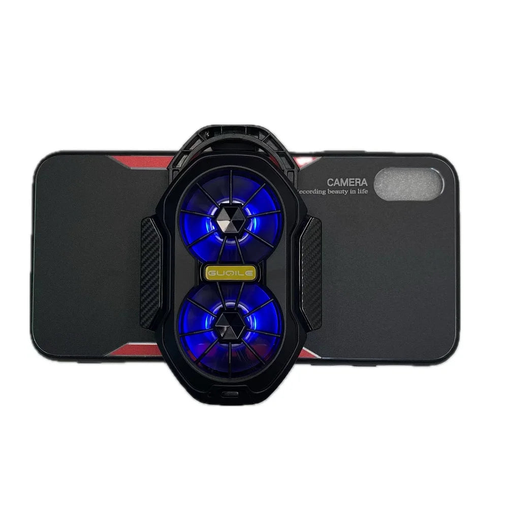 FS01 Dual-Lüfter Handy-Kühler – Wiederaufladbar, Luftkühlung & Gaming-Taste – Bild 18