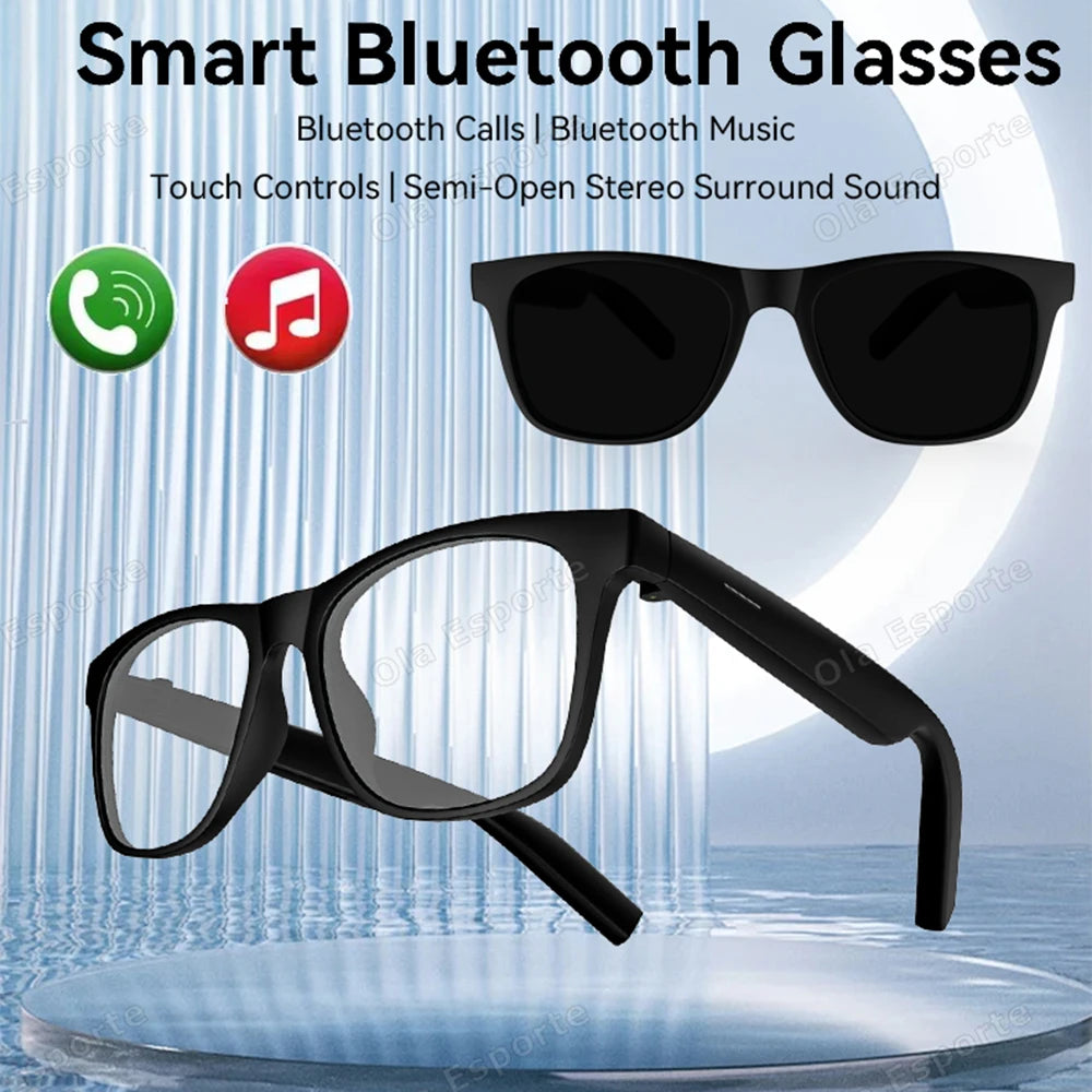 AI Smart Glasses – Bluetooth 5.3, Musik, Anrufe & offenes Audio