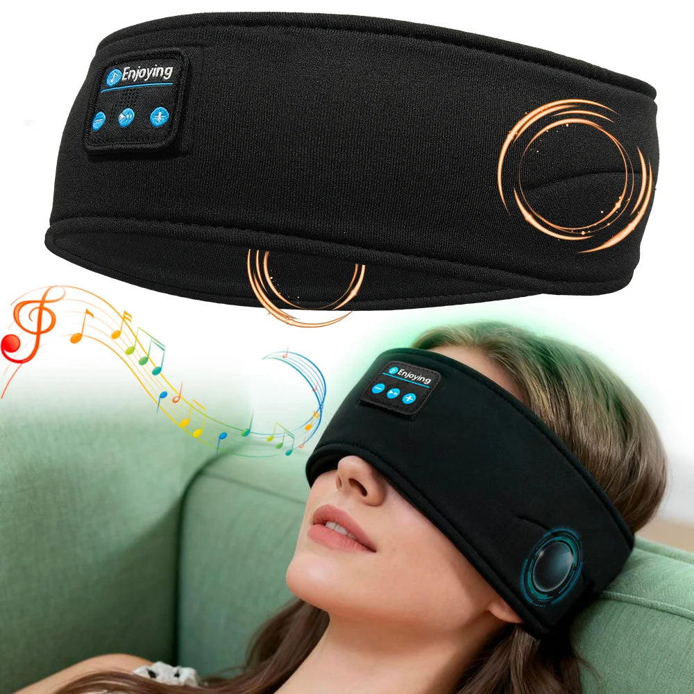 Bluetooth Schlafmaske – Musik Headband für Schlaf, Sport & Yoga