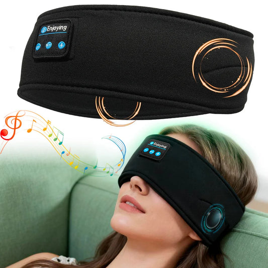 Bluetooth Schlafmaske – Musik Headband für Schlaf, Sport & Yoga