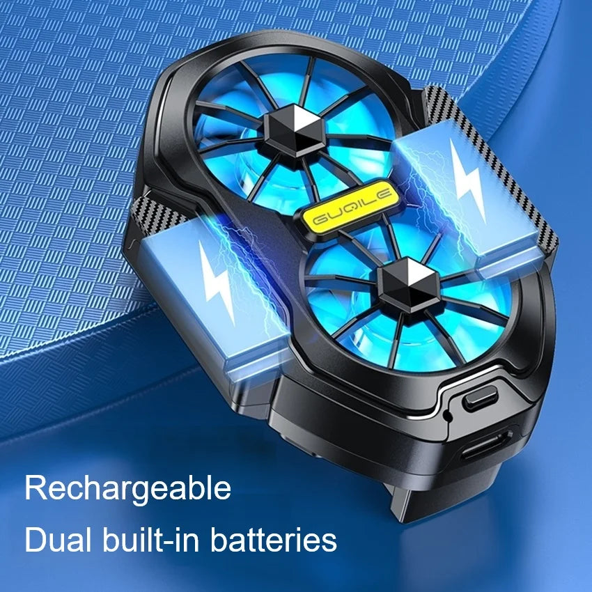 FS01 Dual-Lüfter Handy-Kühler – Wiederaufladbar, Luftkühlung & Gaming-Taste – Bild 19