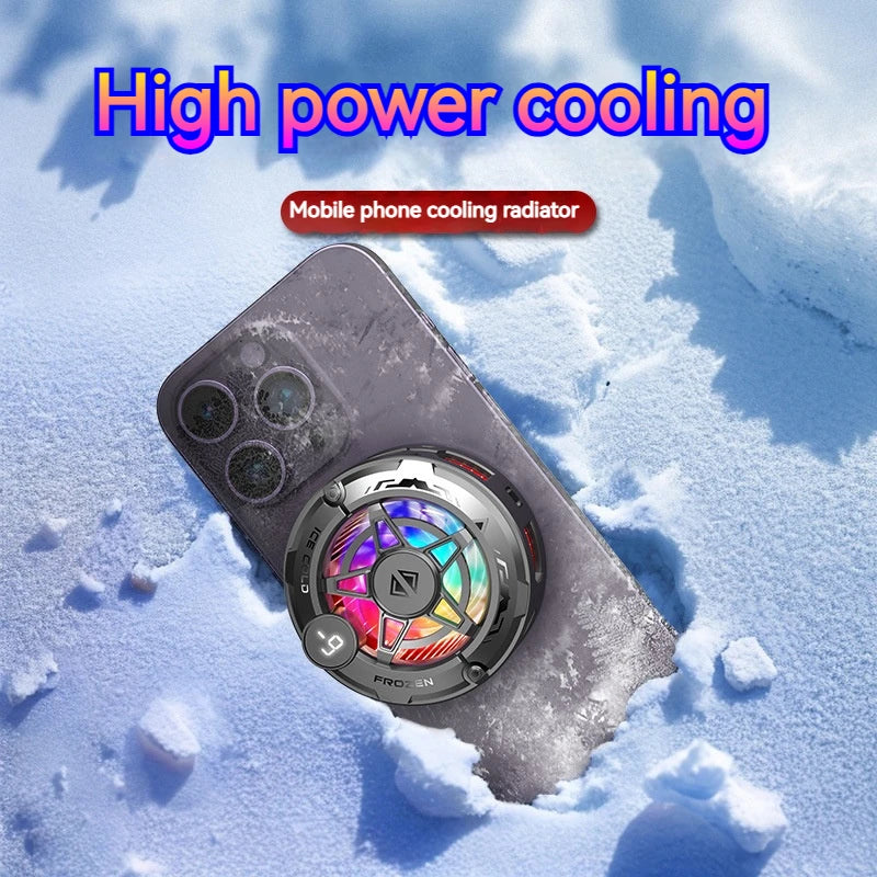 K20 Magnetischer Handy-Kühler – Portabel, RGB & Digitaldisplay für Gaming – Detailansicht