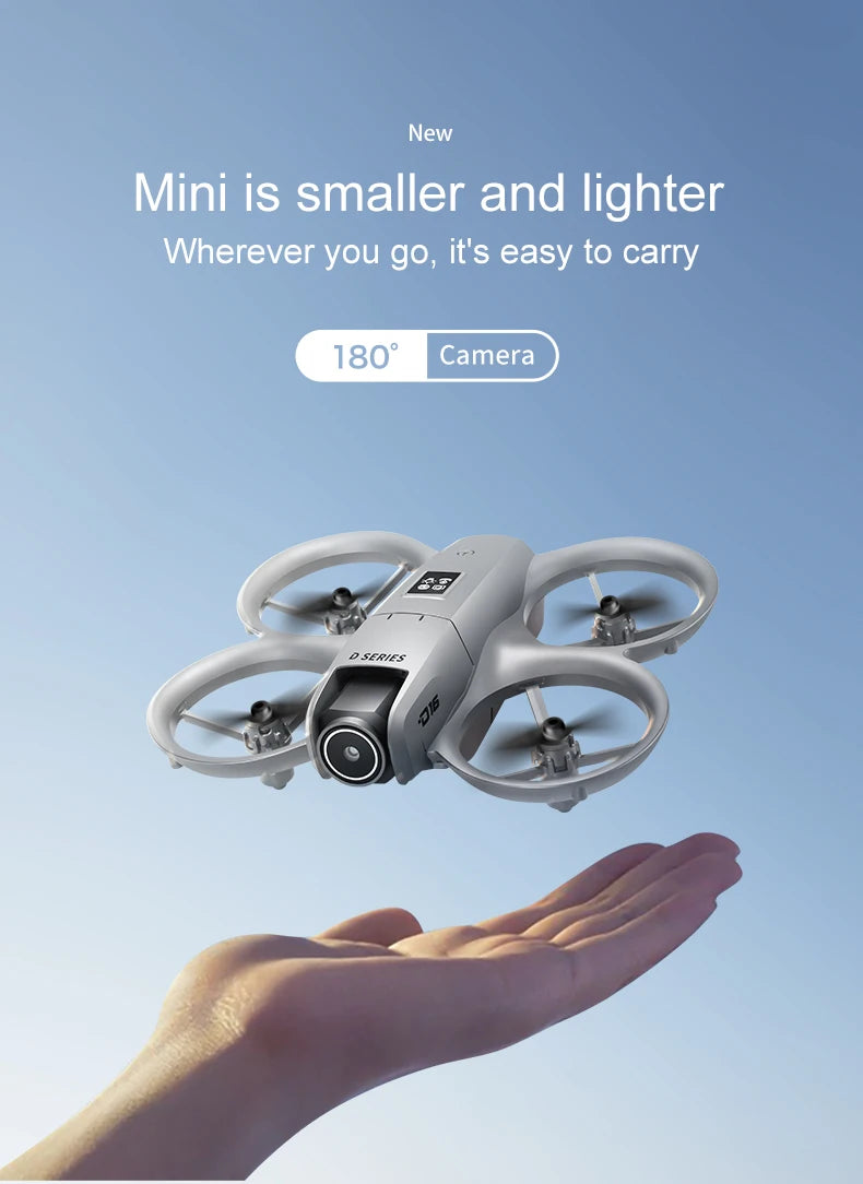 D16 8K Drohne – Dual Kamera, FPV, 5G WiFi & Hinderniserkennung