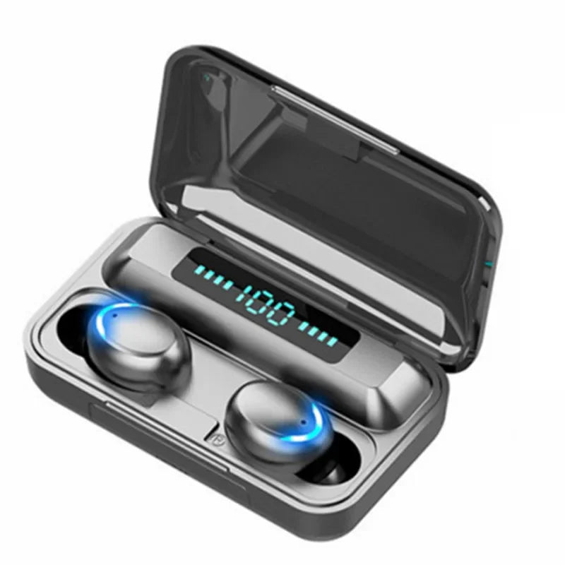 TWS F9-5 Bluetooth Sport Kopfhörer – HiFi Stereo, Mikrofon, lange Akkulaufzeit