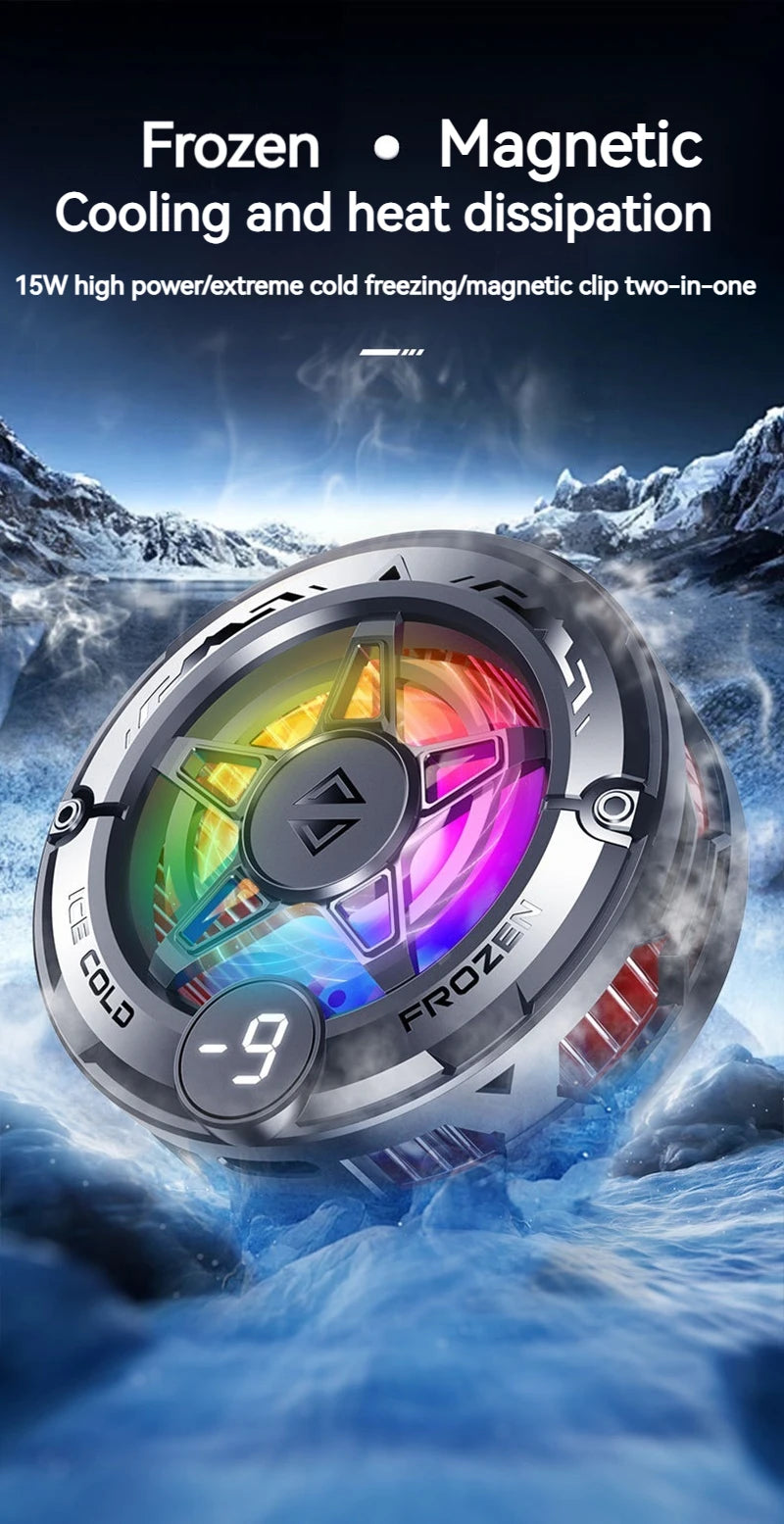 K20 Magnetischer Handy-Kühler – Portabel, RGB & Digitaldisplay für Gaming – Bild 6